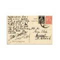 Petru Comarnescu, carte poștală pentru Mircea Eliade, 1928