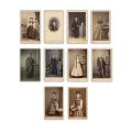 Familia Geanoglu, zece fotografii tip carte-de-visite, atelierele F. Duschek, Pierre Petit, Photographie Parisien, cca. 1880, din colecția familiei Ștefănescu 