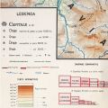 România, hartă fizică și politică de mari dimensiuni, 1923