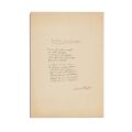Lucian Blaga, „E o taină, cea mai mare”, filă manuscris