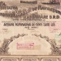Societatea Anonimă Română de Navigațiune pe Dunăre, acțiune nominativă de 500 lei
