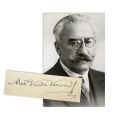 Alexandru Vaida-Voevod, fotografie de epocă + semnătură olografă