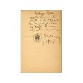 Ion Minulescu, Romanțe pentru mai târziu, 1927, cu dedicație pentru Sorana Țopa