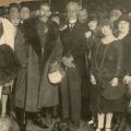 Regele Ferdinand I și Regina Maria, două fotografii de grup, 1923