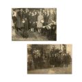 Regele Ferdinand I și Regina Maria, două fotografii de grup, 1923