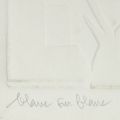 Marcel Iancu, Blanc sur blanc, lucrare embosată, cca. 1959