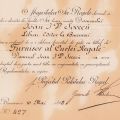 Ioan I. V. Socec, brevet prin care este numit „Furnizor al Curții Regale”, 10 mai 1898 