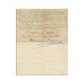 Regina Elisabeta, scrisoare dactilografiată, 1900, cu însemnare olografă