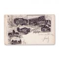 Salutări de la Băile Felix, carte poștală litografiată, 1897