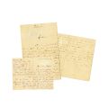 George și Costache Enescu, două scrisori din partea guvernantei Lydie Cèdre, 1891