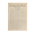 Publicația „Egalitatea”, Anul XV, 50 numere colligate, Nr. 1, 2 ianuarie 1904 - Nr. 50, 24 decembrie 1904