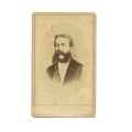 Ecaterina și Grigore G. Cantacuzino, fotografie format carte-de-visite și două cărți de vizită