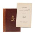 Anuarul Academiei de Înalte Studii Comerciale și Industriale din București, 1925, cu monograma regelui Carol al II-lea