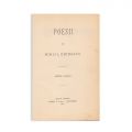 Mihai Eminescu, Poezii, 1885,  Ediția a II-a