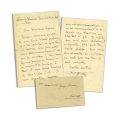 George Enescu, scrisoare olografă din partea lui P.G. Ghica, 1901