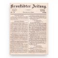 Publicația „Kronstädter Zeitung” - Ziarul Brașovului, 1852