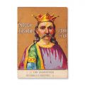 Mircea cel Bătrân - Din Domnitorii neamului nostru, carte poștală cromolitografiată 