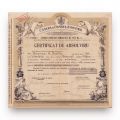Școala Practică Comercială de Fete, certificat de absolvire, 9 noiembrie 1928