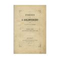 D. Bolintineanu, Poesii, 1865, volumul I și II
