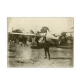 Aeroplanul Vlaicu I la manevrele militare din septembrie 1910. Zborul de la Slatina la Piatra Olt. două fotografii de epocă