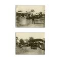 Aeroplanul Vlaicu I la manevrele militare din septembrie 1910. Zborul de la Slatina la Piatra Olt. două fotografii de epocă