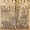 Publicația „Transnistria”, anul I, trei numere, 17 august-23 martie 1942