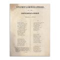 Vasile Alecsandri, Publicația „România Literară”, primele trei numere și trei suplimente, 1855