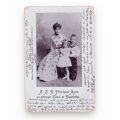 Familia princiară a României, 3 fotografii tip carte poștală, cca. 1901 