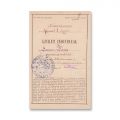 Ioan I. V. Socec, declarație + 2 certificate + livret militar în cadrul Regimentului 2 Roșiori 