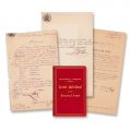 Ioan I. V. Socec, declarație + 2 certificate + livret militar în cadrul Regimentului 2 Roșiori 