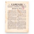 Publicația „Carpații”, Anul I-VII, 1933-1939, 25 de numere
