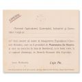 Inaugurarea Expoziției Generale Române din 1906, invitație + bilet de intrare