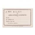 Inaugurarea Expoziției Generale Române din 1906, invitație + bilet de intrare
