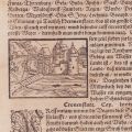 Pagină din Cosmographia lui Sebastian Münster, 1588, referitoare la Vlad Țepeș - Dracula