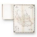 Atlas cu 34 de hărți ale Căilor de comunicație pe Județe, 1915 - Album complet