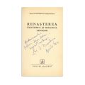 Zoe Dumitrescu-Bușulenga, Renașterea, umanismul și dialogul artelor, 1971, cu dedicație pentru Iorgu Iordan