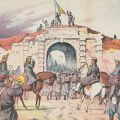 Publicația „Vulturul”, 25 februarie 1907 -  Predarea Vidinului armatei române