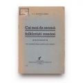Trei broșuri despre folcloriști și poezia populară, 1923-1938