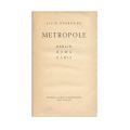 Liviu Rebreanu, Metropole, 1931, cu dedicație pentru M. Barasch