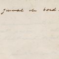 I. Constantin, Jurnal de la bordul navei S.M.R. „Ardealul”, cca. 1930