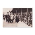 Regina Maria, fiicele sale și gen. H. M. Berthelot în vizită la Verdun, 6 iulie 1920, trei fotografii de epocă