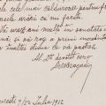 Dumitru Marinescu Bragadiru, scrisoare pentru Ioan I. V. Socec, 9/22 iulie 1912