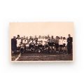 Echipa Ripensia Timișoara înaintea meciului cu Clubul Atletic Oradea, două fotografii de epocă