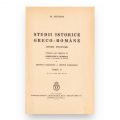 D. Russo, Studii istorice greco-române, 1939, două volume