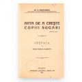 Dr. Z. Iordăchescu, Arta de a crește copiii sugari, 1924
