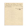 Salvador Dalí, scrisoare olografă + trei invitați - Piesă rară