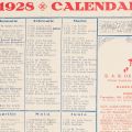 Calendar ortodox pe anul 1928 - Societatea de Asigurări și Reasigurări „Albina”