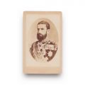 Regele Carol I și regina Elisabeta, două fotografii tip carte-de-visite
