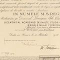 Academia de Înalte Studii Comerciale și Industriale, diplomă de licență, 1943