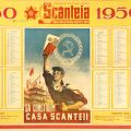 Calendar „Scânteia” pe anul 1950 -  Să construim Casa Scânteii!
